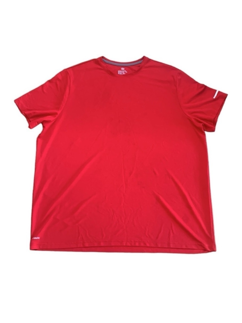 Athletic Works Red Athletic Work Out Lightweight Short Sleeve Tee Shirt Size 3XL